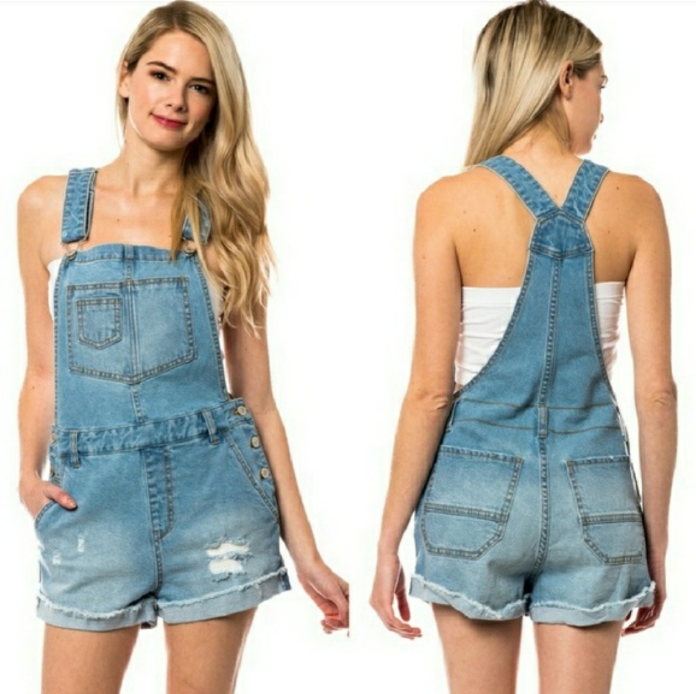 Denim Overalls